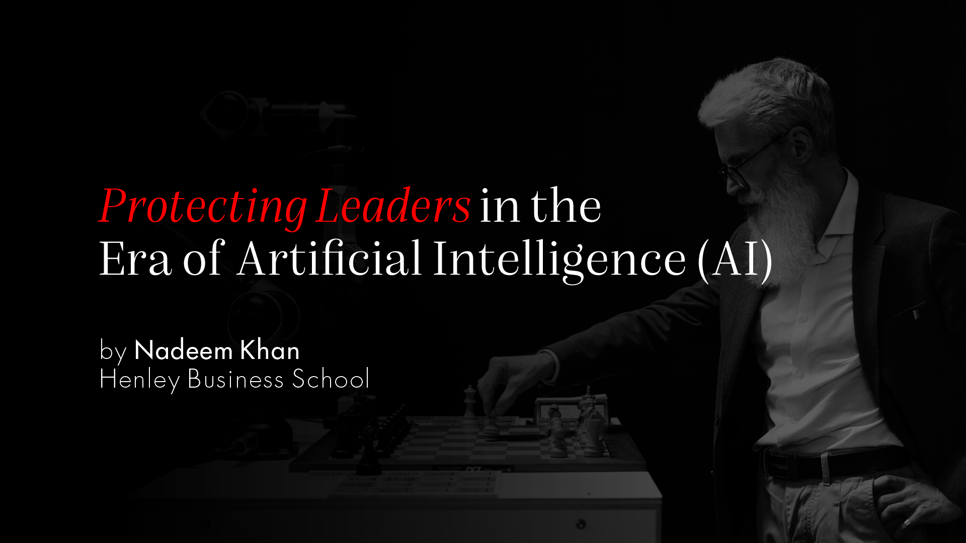 Protecting Leaders in the Age of AI: Building an AI Governance Framework for the Board